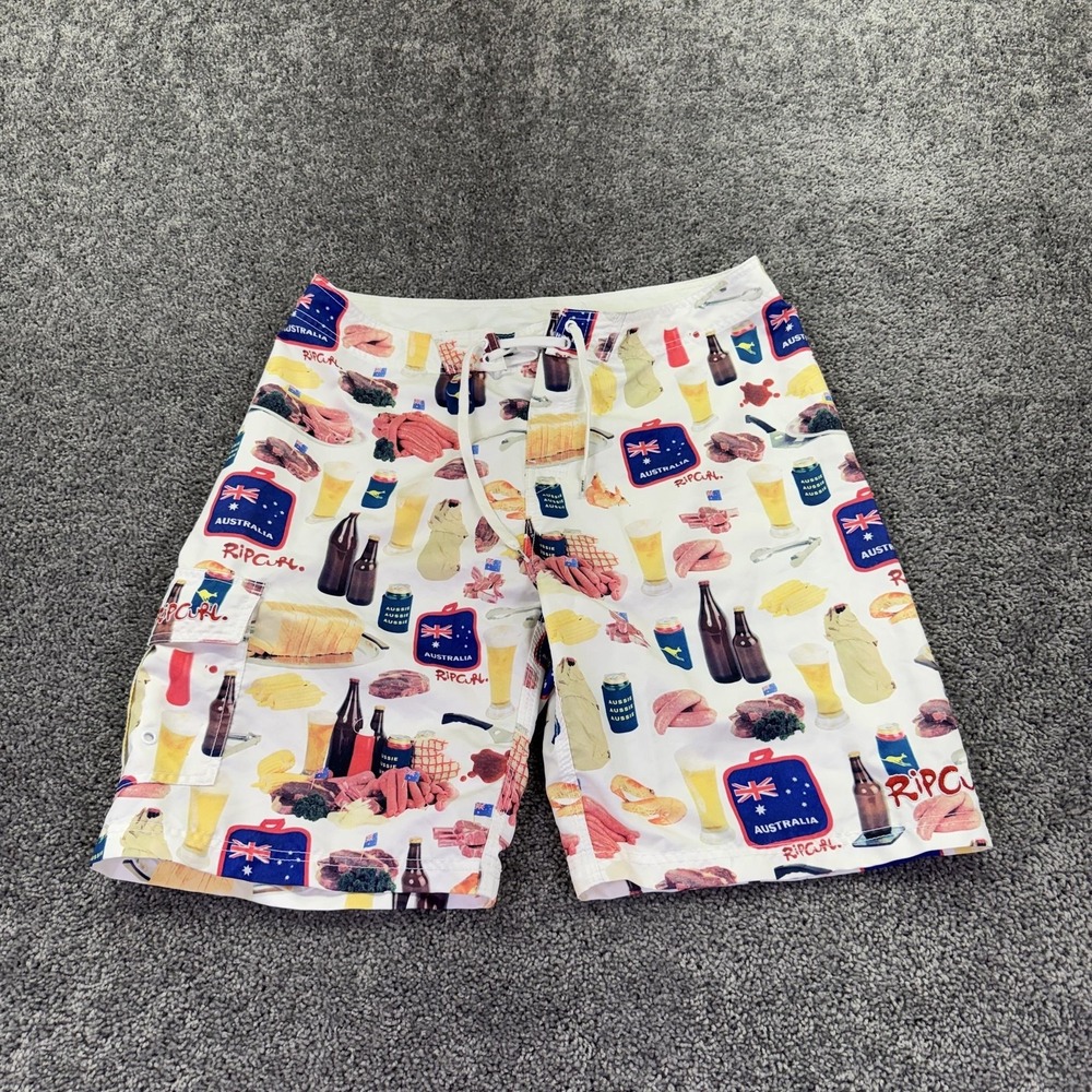 Rip Curl Board Shorts Mens XL Multicolor Great Aussie Swim Trunks Beach